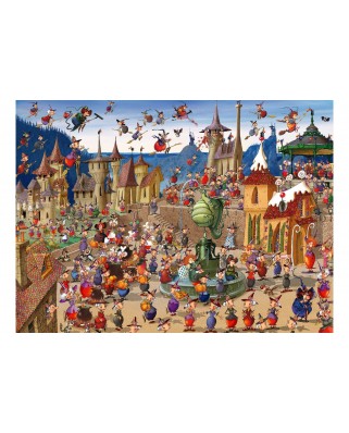 Puzzle 4000 piese Bluebird Puzzle - Francois Ruyer: The Meeting of the Witches (Bluebird-Puzzle-70568-P)