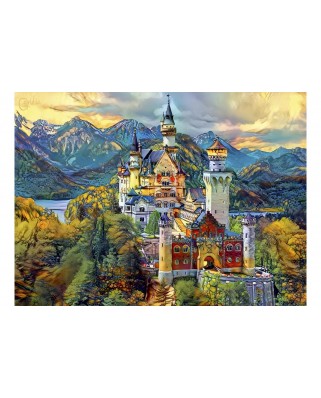Puzzle 6000 piese Bluebird Puzzle - Gavidia Pedro: Neuschwanstein Castle (Bluebird-Puzzle-70572-P)