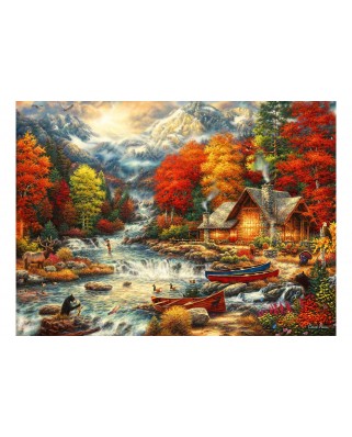 Puzzle 3000 piese Bluebird Puzzle - Chuck Pinson: Treasures of the Great Outdoors (Bluebird-Puzzle-70581-P)