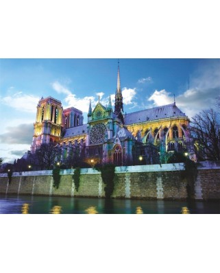 Puzzle 1000 piese D-Toys - Notre Dame de Paris, France (Deico-Games-76069)