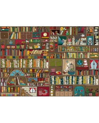 Puzzle 1000 piese D-Toys - Bookshelf (Deico-Games-76434)