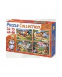 Puzzle 24/35/48/60 piese D-Toys - Animals (Deico-Games-76571)