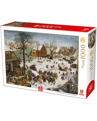 Puzzle 1000 piese D-Toys - Pieter Bruegel: The numbering at Bethlehem (Deico-Games-76649)