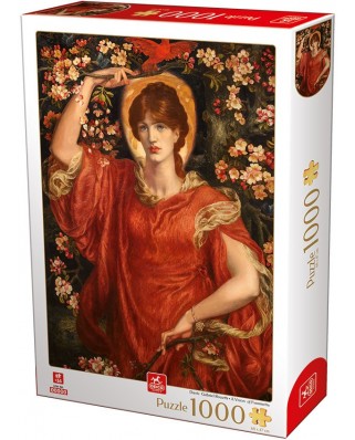 Puzzle 1000 piese D-Toys - Dante Gabriel Rossetti: A Vision of Fiammetta (Deico-Games-76700)