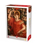 Puzzle 1000 piese D-Toys - Dante Gabriel Rossetti: A Vision of Fiammetta (Deico-Games-76700)