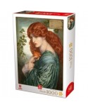 Puzzle 1000 piese D-Toys - Dante Gabriel Rossetti: Proserpine (Deico-Games-76717)