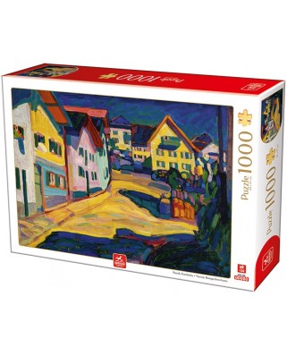 Puzzle 1000 piese D-Toys - Vassily Kandinsky: Murnau Burggrabenstrasse (Deico-Games-76755)