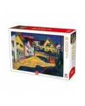 Puzzle 1000 piese D-Toys - Vassily Kandinsky: Murnau Burggrabenstrasse (Deico-Games-76755)