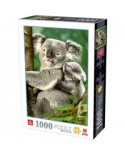 Puzzle 1000 piese D-Toys - Koala Bears (Deico-Games-76816)