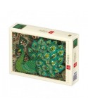 Puzzle 1000 piese D-Toys - Pattern Peacock (Deico-Games-77233)