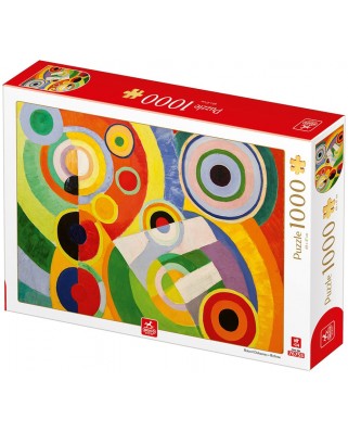 Puzzle 1000 piese D-Toys - Robert Delaunay: Rythme, Joie de Vivre (Deico-Games-77547)