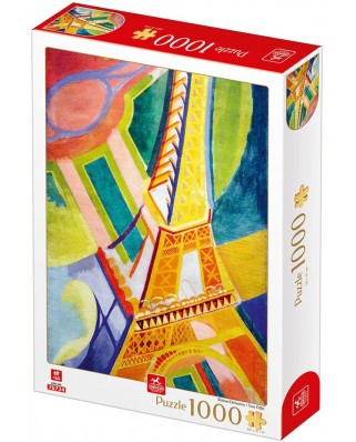 Puzzle 1000 piese D-Toys - Robert Delaunay: Eiffel Tower (Deico-Games-77554)
