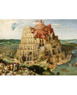 Puzzle 2000 piese D-Toys - Pieter Bruegel: Tower of Babel, 1563 (Dtoys-69993)