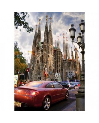 Puzzle 1000 piese D-Toys - Famous Places : La Sagrada Familia, Barcelona, Spain (DToys-70623)