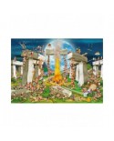 Puzzle 1000 piese D-Toys - Cartoon Collection : Stonehenge (DToys-70906)