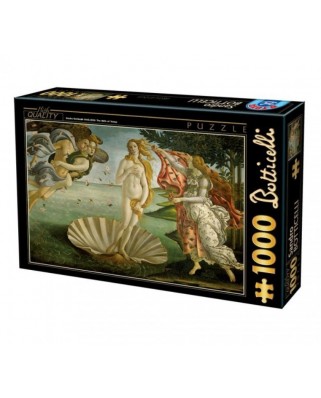 Puzzle 1000 piese D-Toys - Sandro Botticelli: The Birth of Venus (Dtoys-72672)