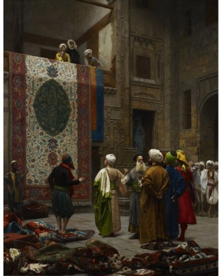 Puzzle 1000 piese D-Toys - Jean-Leon Gerome: Carpet Merchant in Cairo, 1887 (Dtoys-72726)