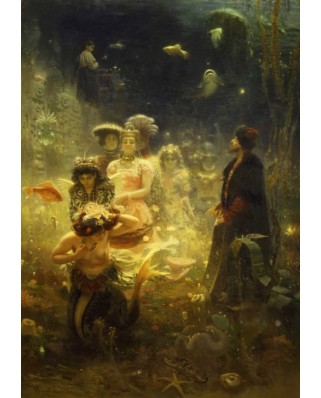 Puzzle 1000 piese D-Toys - Ilya Repin: Sadko in the Underwater Kingdom, 1876 (Dtoys-73839)