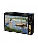 Puzzle 1000 piese D-Toys - Edouard Manet: The-Banks of the Seine at Argenteuil (Dtoys-74522)