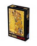 Puzzle 1000 piese D-Toys - Gustav Klimt: The Hug (Dtoys-74560)