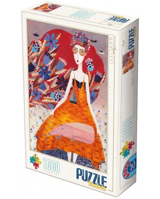 Puzzle 1000 piese D-Toys - Andrea Kurti: Summer (Dtoys-74645)