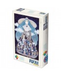 Puzzle 1000 piese D-Toys - Andrea Kurti: Winter (Dtoys-74669)