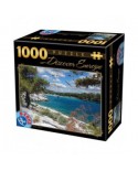 Puzzle 1000 piese D-Toys - Discover Europe - Corfu (Dtoys-74898)