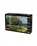 Puzzle 1000 piese D-Toys - Auguste Renoir: Chestnut Tree in Bloom (DToys-74904)