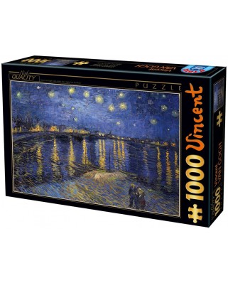 Puzzle 1000 piese D-Toys - Vincent Van Gogh: Vincent van Gogh, 1889 (Dtoys-74928)