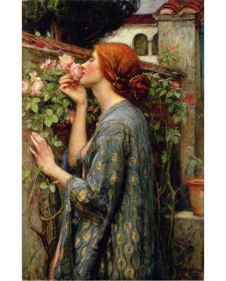 Puzzle 1000 piese D-Toys - John William Waterhouse: The Soul of the Rose (Dtoys-75062)