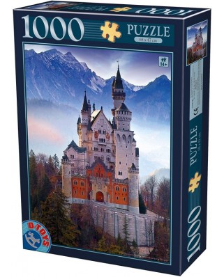 Puzzle 1000 piese D-Toys - Neuschwanstein (Dtoys-75963)