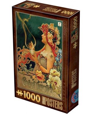 Puzzle 1000 piese D-Toys - Vintage Posters - Chocolat Carpentier (Dtoys-76892)