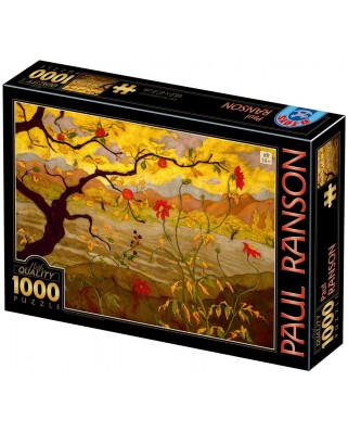 Puzzle 1000 piese D-Toys - Paul Ranson: Apple Tree with Red Fruit (Dtoys-77431)