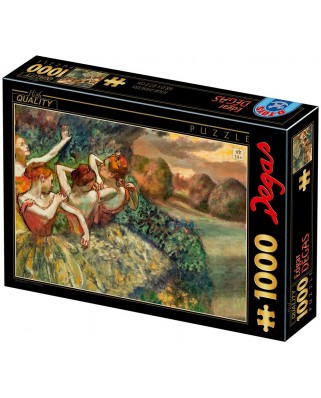 Puzzle 1000 piese D-Toys - Edgar Degas: Four Dancers (Dtoys-77677)
