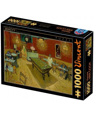 Puzzle 1000 piese D-Toys - Vincent Van Gogh: The Night Cafe (Dtoys-77707)