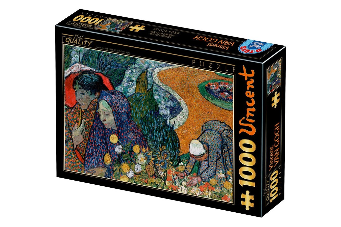 Puzzle 1000 piese D-Toys - Vincent Van Gogh: Memory of the Garden at Etten (Dtoys-77714)