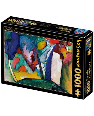 Puzzle 1000 piese D-Toys - Vassily Kandinsky: The Waterfall (Dtoys-77738)
