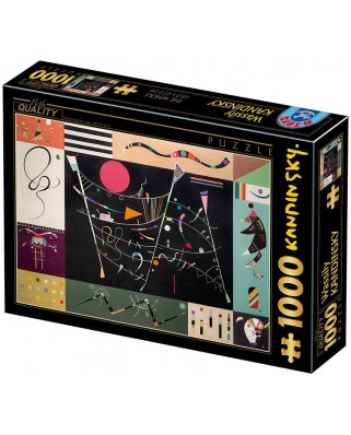 Puzzle 1000 piese D-Toys - Vassily Kandinsky: The Whole (Dtoys-77745)