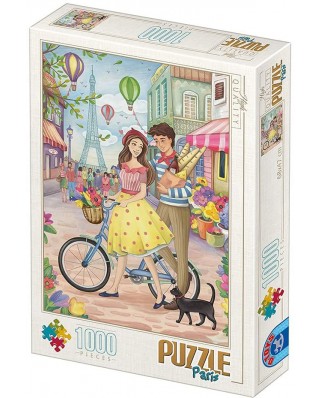 Puzzle 1000 piese D-Toys - Paris (Dtoys-78933)