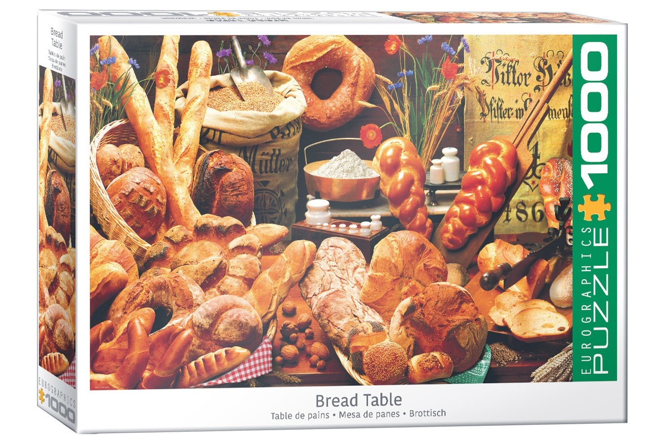 Puzzle 1000 piese Eurographics - Bread Table (Eurographics-6000-5626)