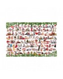Puzzle 1000 piese Eurographics - Holiday Cats Tin (Eurographics-8051-0940)
