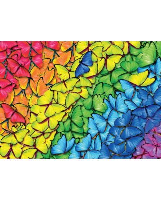 Puzzle 1000 piese Eurographics - Metal Box - Butterfly Rainbow (Eurographics-8051-5603)