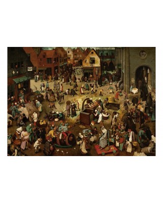 Puzzle 4000 piese Grafika - Pieter Bruegel: The Fight Between Carnival and Lent, 1559 (Grafika-02995-P)