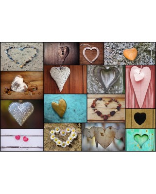 Puzzle 1000 piese Grafika - Collage - Love (Grafika-F-30014)