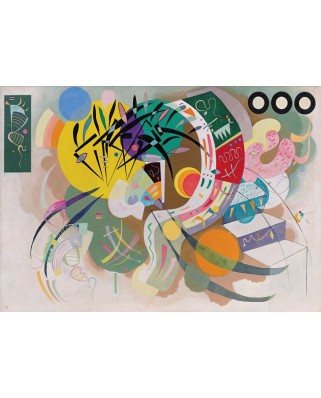 Puzzle 1500 piese Grafika - Vassily Kandinsky: Dominant Curve, 1936 (Grafika-F-30042)