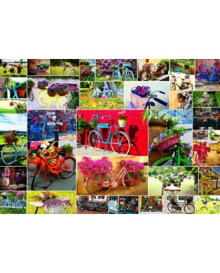 Puzzle 1500 piese Grafika - Collage - Bikes (Grafika-F-30056)