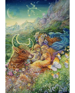 Puzzle 1000 piese Grafika - Josephine Wall: Zodiac - Taurus (Grafika-F-32351)