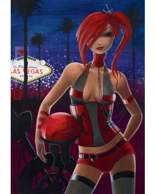 Puzzle 1000 piese Grafika - Misstigri: Las Vegas (Grafika-F-32574)