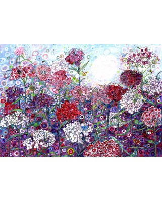 Puzzle 1000 piese Grafika - Sally Rich: Sweet William with Butterflies (Grafika-F-32684)