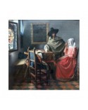 Puzzle 1000 piese Grafika - Johannes Vermeer: The Glass of Wine, 1658-1660 (Grafika-T-02223)